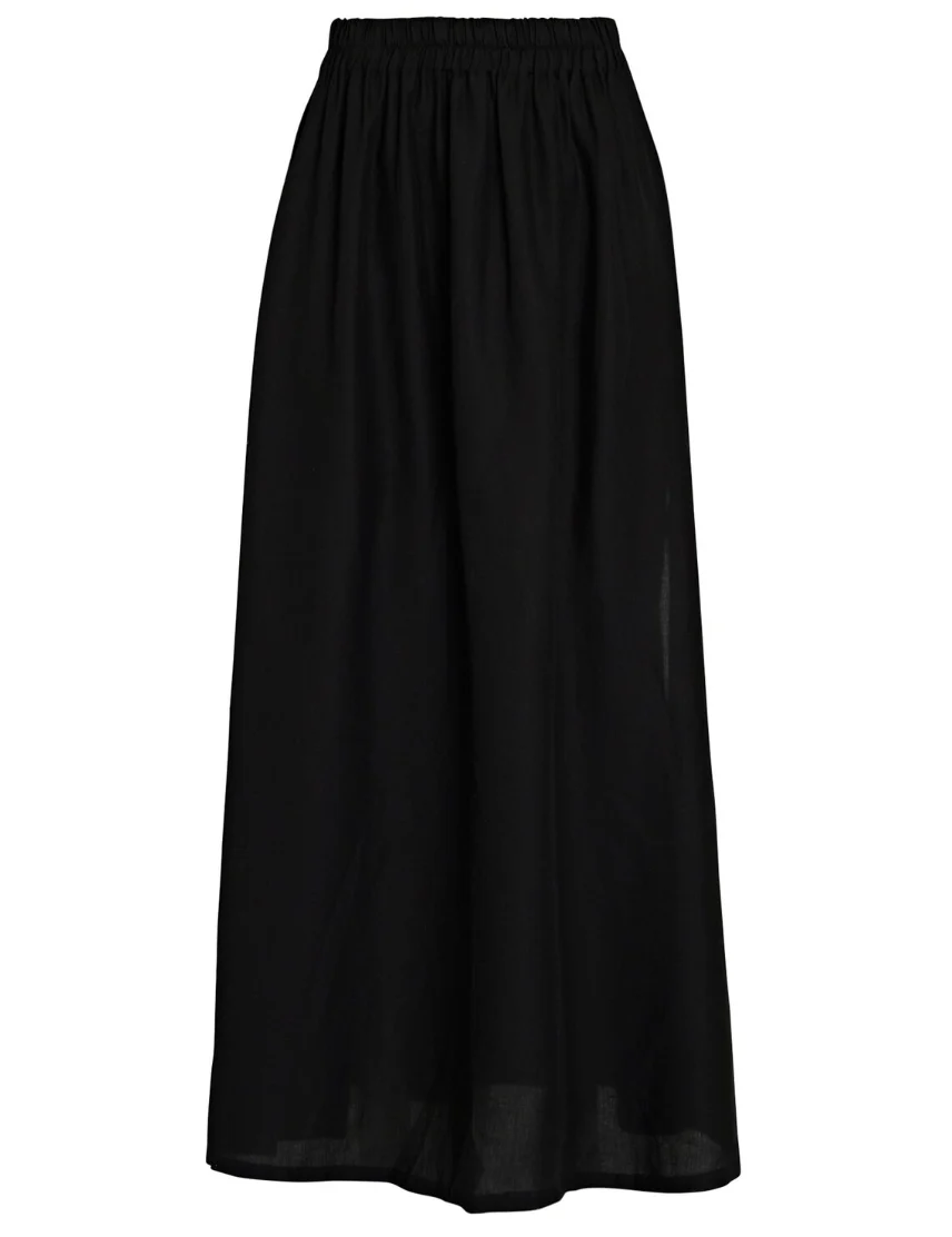 Ladies Maxi Skirt – High Waist – Side Slit – Airy Elegant Fit - Image 2